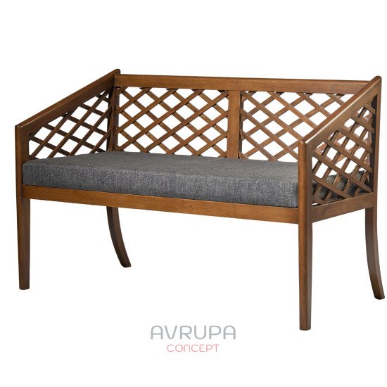 Wooden ottoman