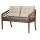 Wooden ottoman