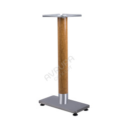 Wood Coated Metal Table Legs - 2