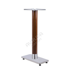 Wood Coated Metal Table Legs - 2