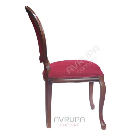 Classic Claret Red Chair, European Concept Classic Claret Red Chair