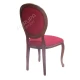 Classic Claret Red Chair, European Concept Classic Claret Red Chair