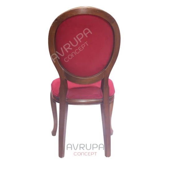 Classic Claret Red Chair, European Concept Classic Claret Red Chair