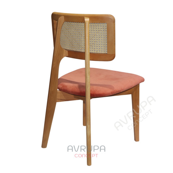 Kolçaksız Hazeran Sandalye Modeli