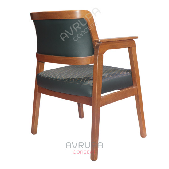 Lady Cafe Restaurant Wooden Chair