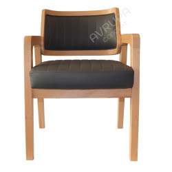 Lady Cafe Restaurant Wooden Chair