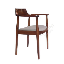 Wooden Armrest Chair