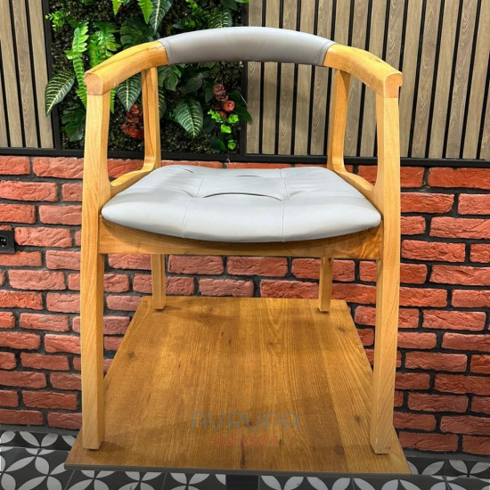 Wooden Armrest Chair
