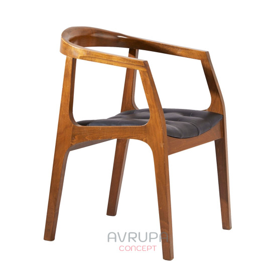 Wooden Armrest Chair