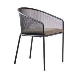 Hazeran Look Metal Chair