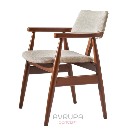 Kolçaklı Ahşap Sandalye Modeli,Avrupa Concept Kolçaklı Ahşap Sandalye Modeli