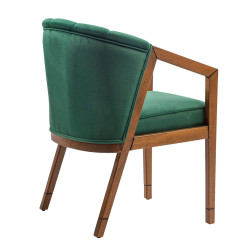 Armrest Wooden Bergere Chair