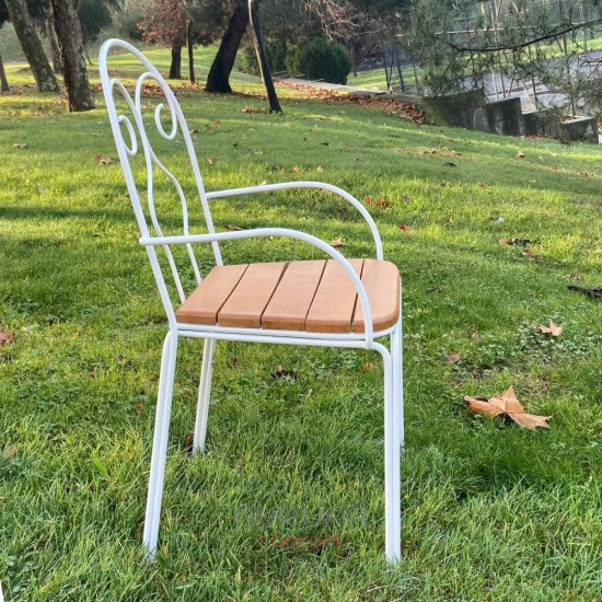 Milano Wrought Iron Outdoor Chair