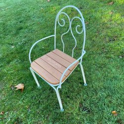 Milano Wrought Iron Outdoor Chair Milano Wrought Iron Outdoor Chair