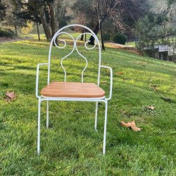 Milano Wrought Iron Outdoor Chair Milano Wrought Iron Outdoor Chair