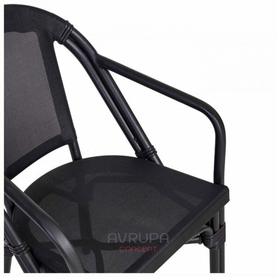 Kollu alüminyum dış mekan sandalye, Avrupa Concept Kollu alüminyum dış mekan sandalye