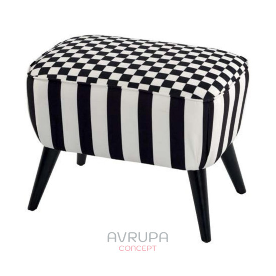 Rectangular Retro Pouffe Models, European Concept Rectangular Retro Pouffe Models