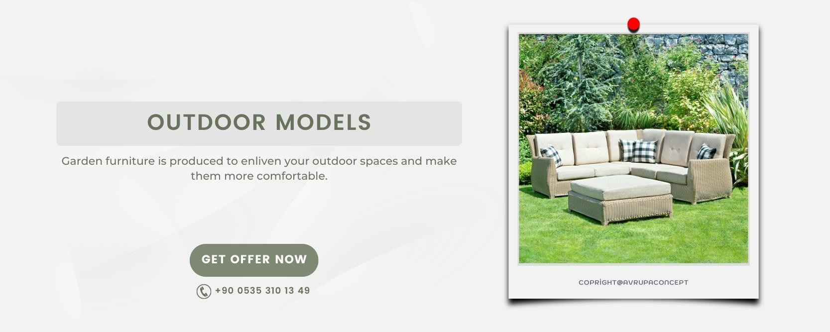 Outdoor chair models