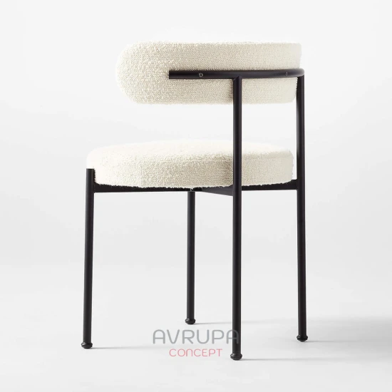 Teddy Luxe Metal Chair, Avrupa Concept Teddy Luxe Metal Chair