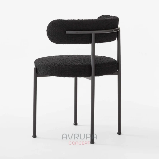 Teddy Luxe Metal Chair, Avrupa Concept Teddy Luxe Metal Chair