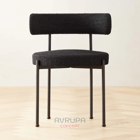 Teddy Luxe Metal Chair, Avrupa Concept Teddy Luxe Metal Chair