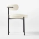 Teddy Luxe Metal Chair, Avrupa Concept Teddy Luxe Metal Chair