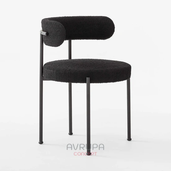 Teddy Luxe Metal Chair, Avrupa Concept Teddy Luxe Metal Chair