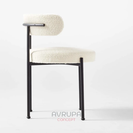 Teddy Luxe Metal Chair, Avrupa Concept Teddy Luxe Metal Chair